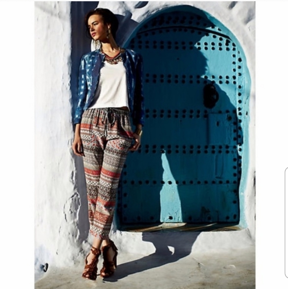 Anthro Lilka Bricolage Lightweight Pants - Picture 2 of 12